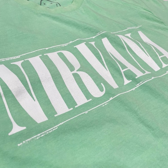 Nirvana Size L Green Tee (Retail Price $35) - Picture 3 of 5